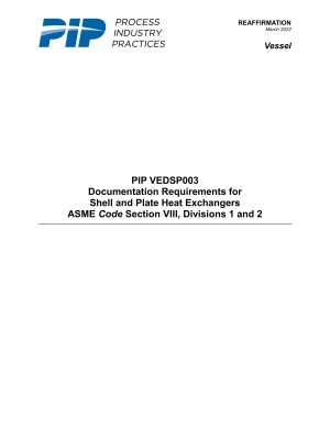 PIP VEDSP003 PDF