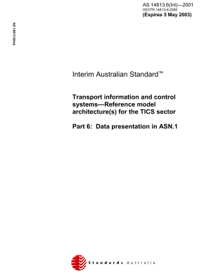 AS 14813.6(INT) PDF