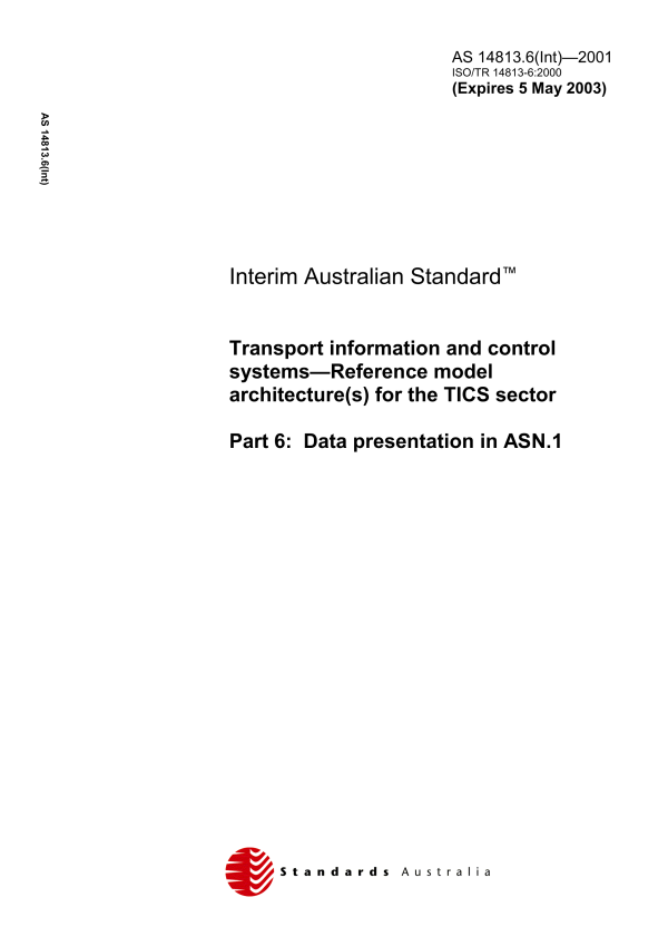 AS 14813.6(INT) PDF