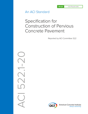 ACI 522.1 PDF