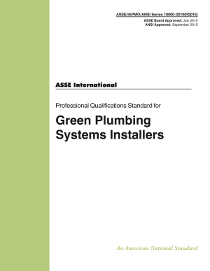 ASSE (Plumbing) 10000 PDF