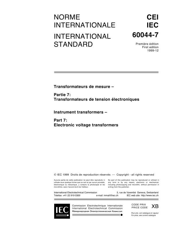 IEC 60044-7 Ed. 1.0 b PDF