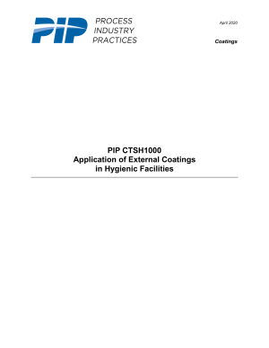 PIP CTSH1000 PDF