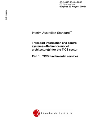 AS 14813.1(INT) PDF