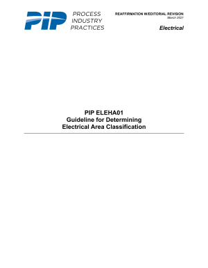 PIP ELEHA01 PDF