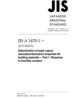 JIS A 1470-1 PDF