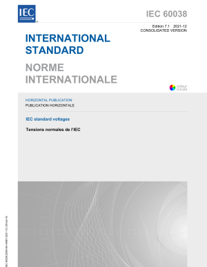 IEC 60038 Ed. 7.1 b PDF